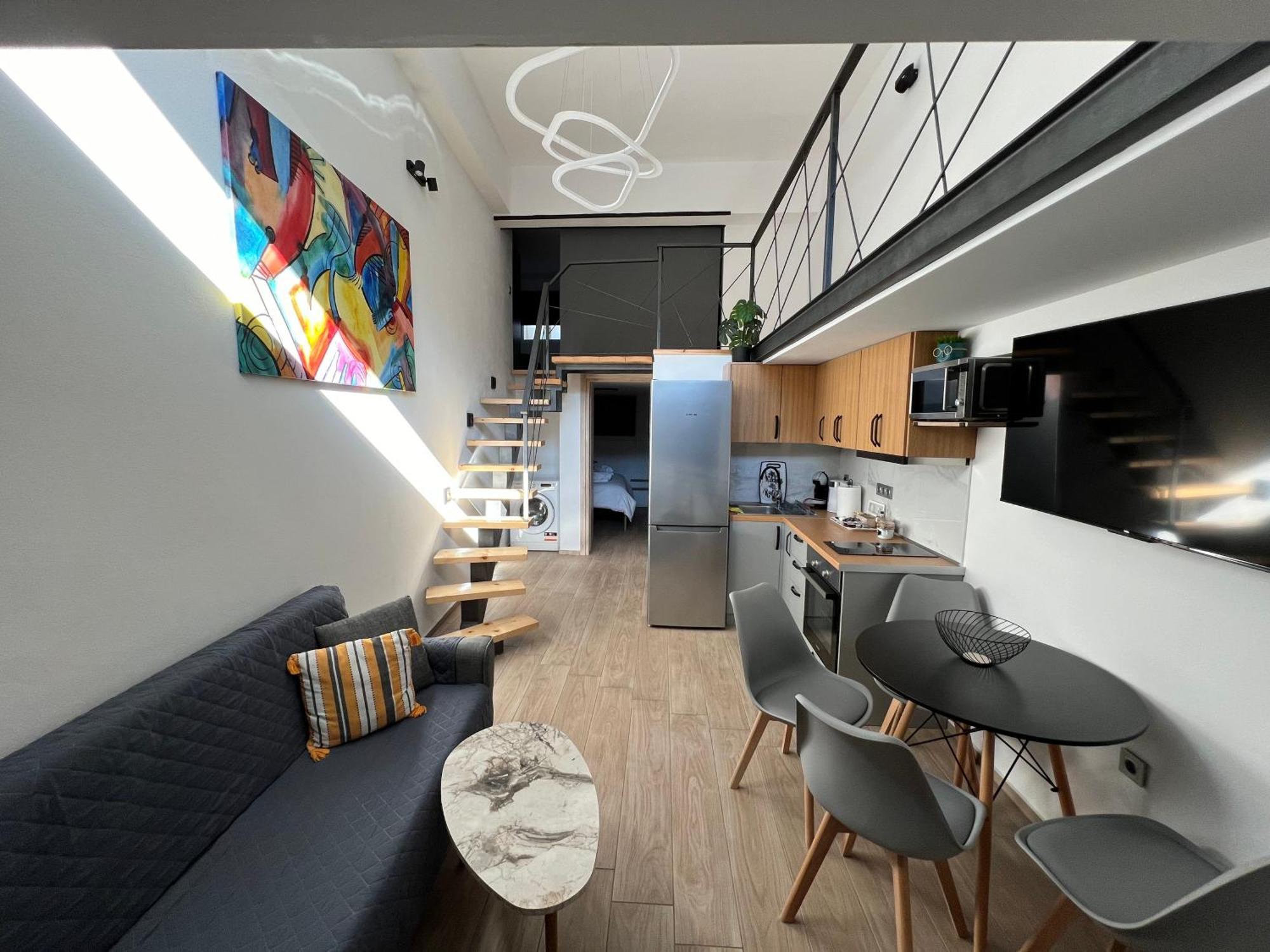 קאבאלה City Center Loft With Private Parking מראה חיצוני תמונה