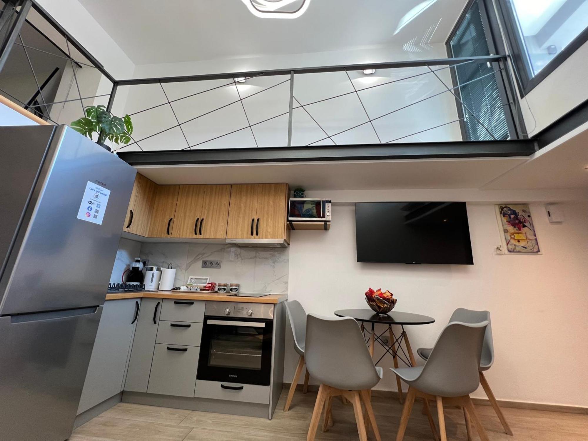 קאבאלה City Center Loft With Private Parking מראה חיצוני תמונה