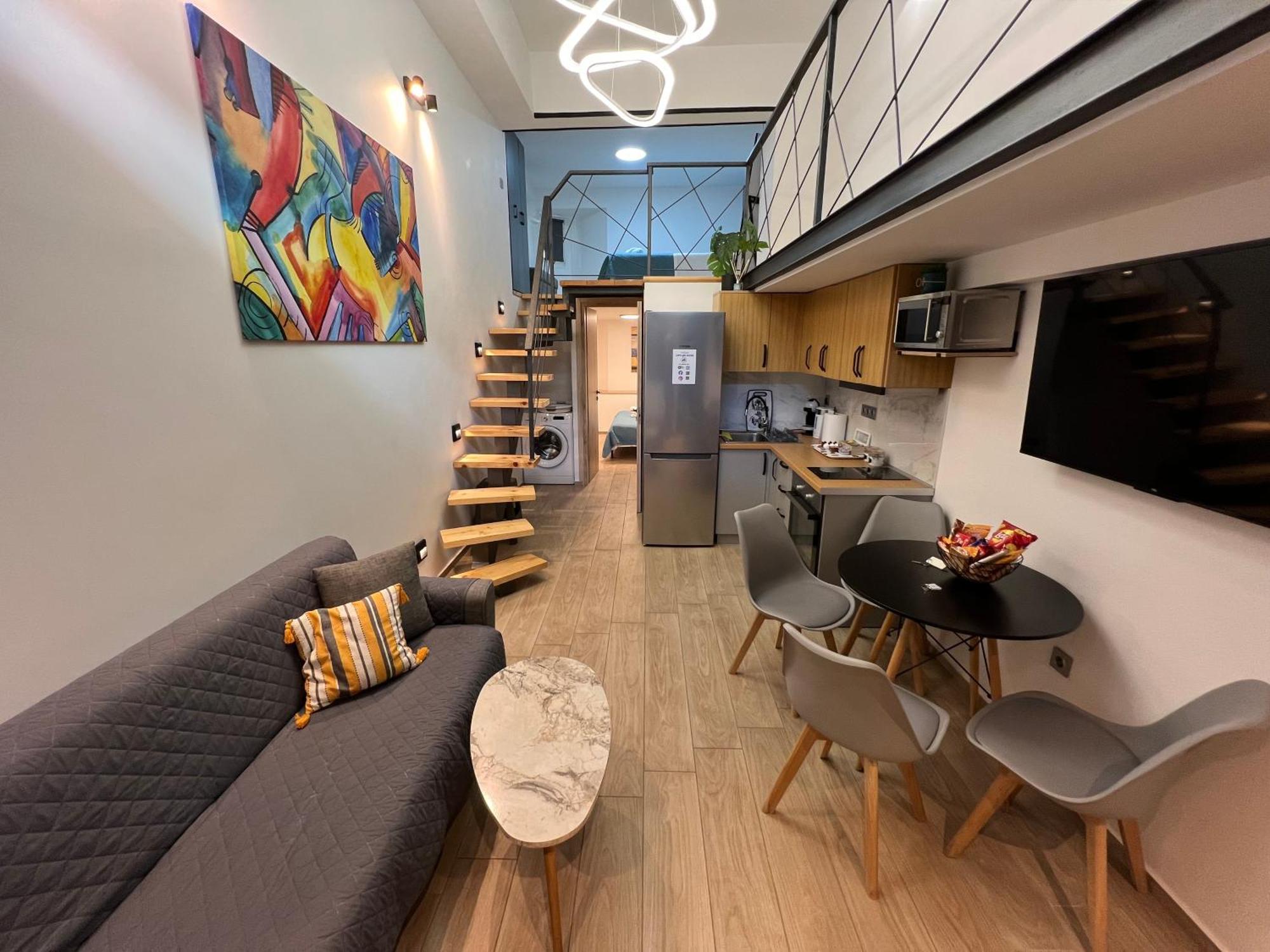 קאבאלה City Center Loft With Private Parking מראה חיצוני תמונה