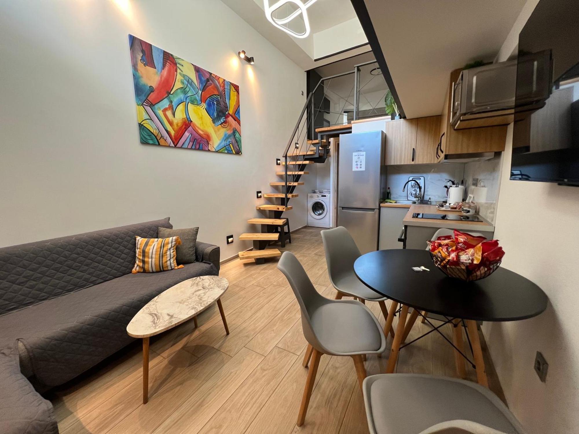 קאבאלה City Center Loft With Private Parking מראה חיצוני תמונה
